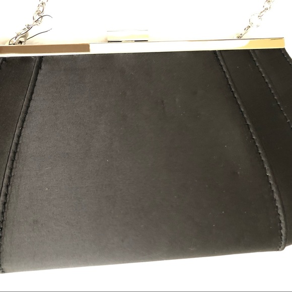 INC International Concepts Framed Wing Clutch, Black, NWT - Picture 7 of 8